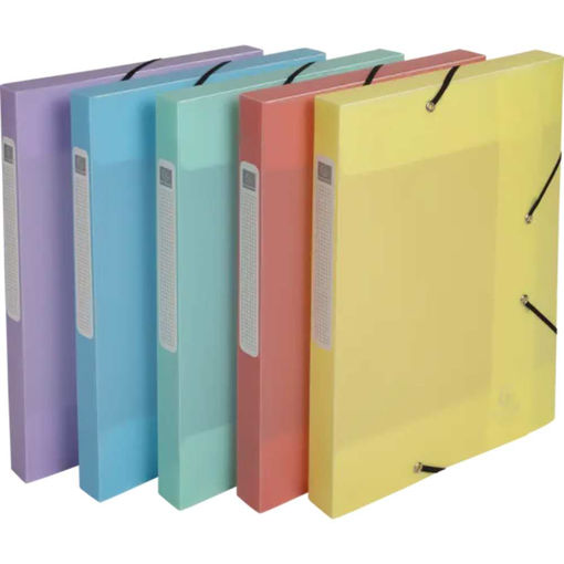 Picture of EXACOMPTA PASTEL BOX FILES 25MM